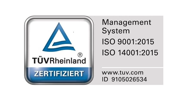 Logo zur ISO Zertifizierung